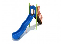 4 Foot Single Playground Equipment Slide